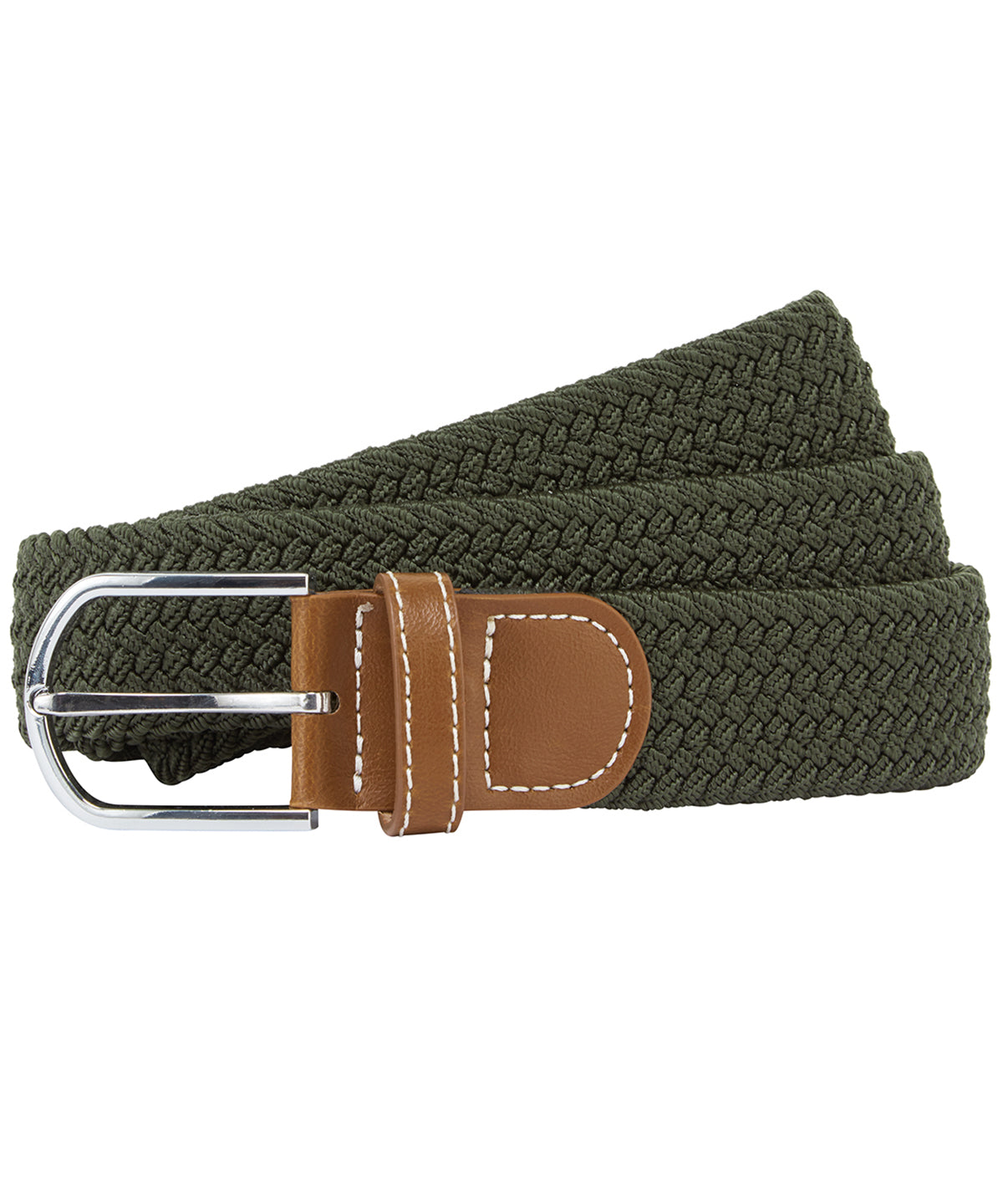 Braid stretch belt