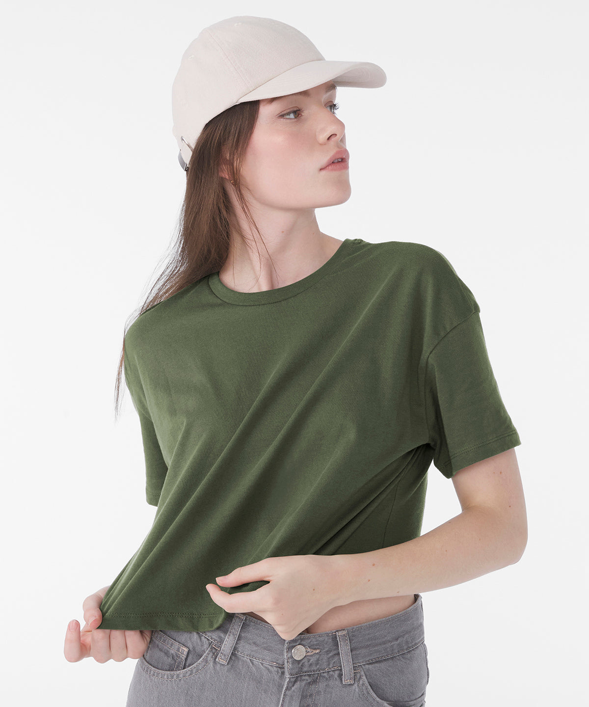 Women's Jersey crop tee