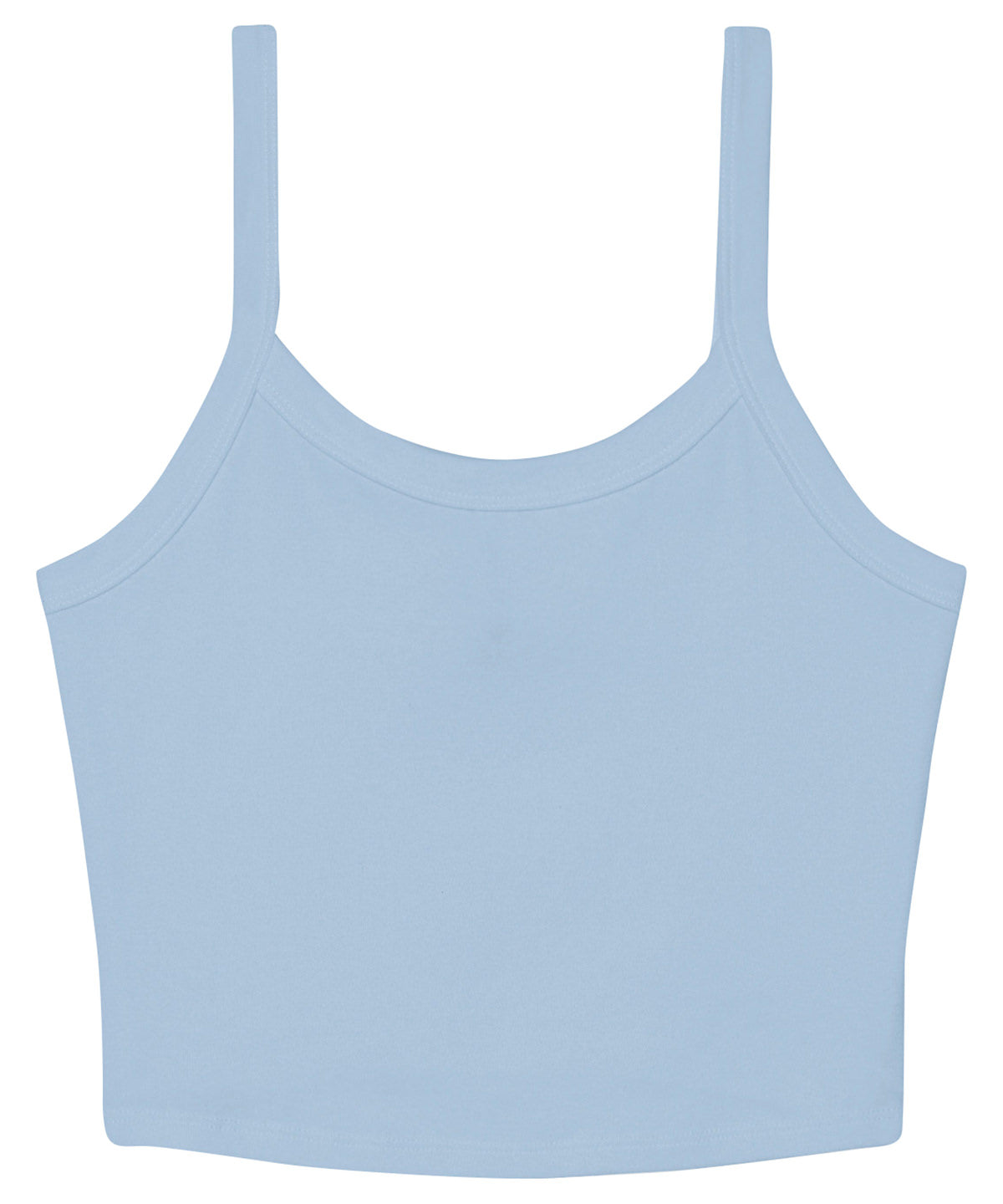 Women's micro rib spaghetti strap tank
