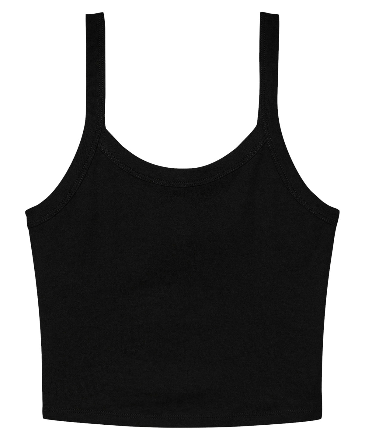 Women's micro rib spaghetti strap tank