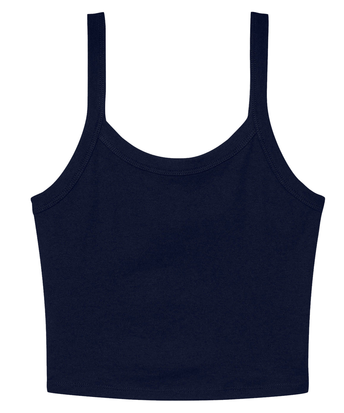 Women's micro rib spaghetti strap tank