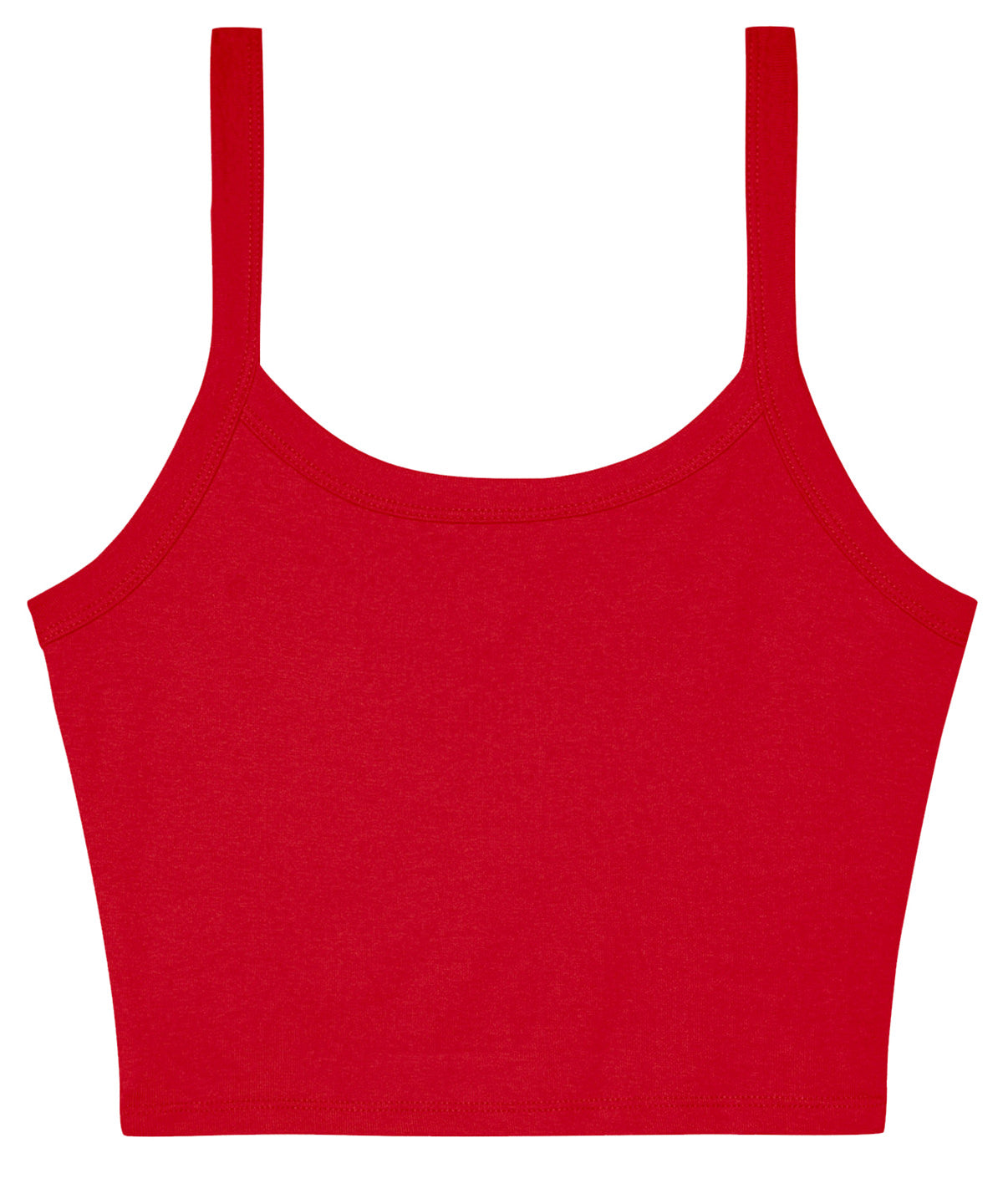Women's micro rib spaghetti strap tank