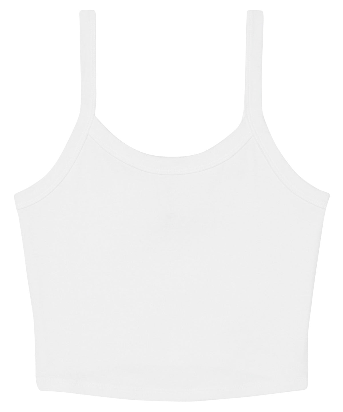 Women's micro rib spaghetti strap tank