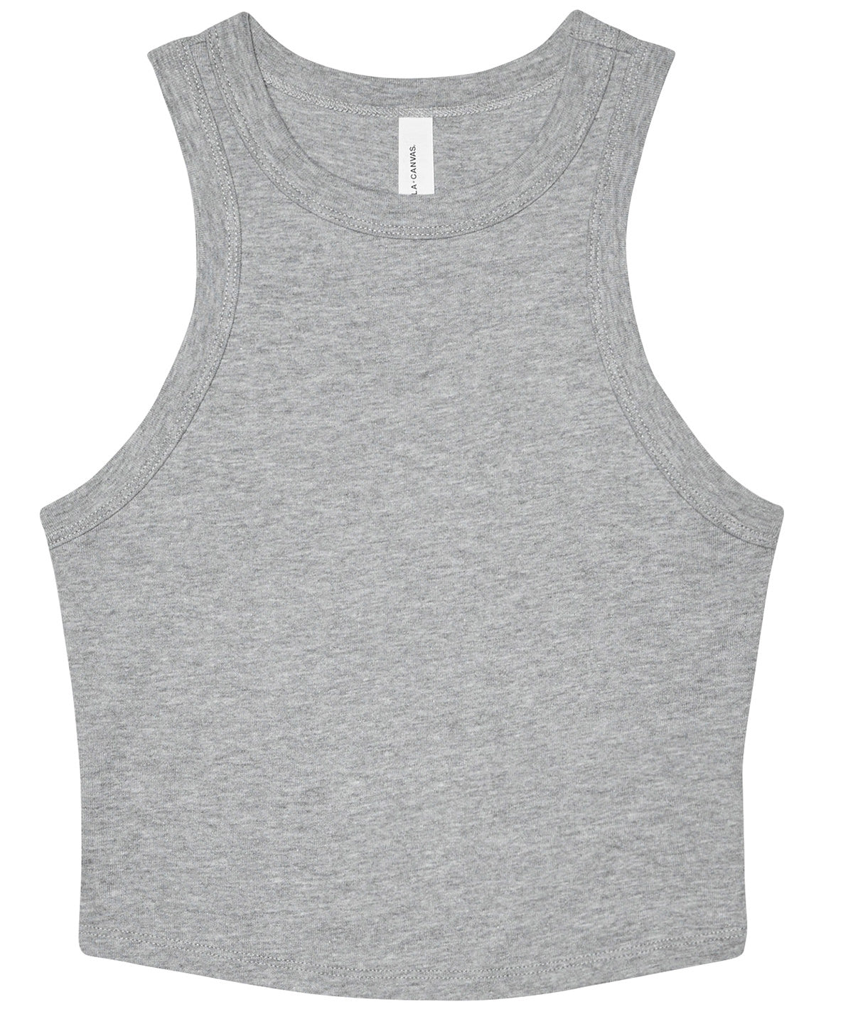 Women's micro rib racer tank
