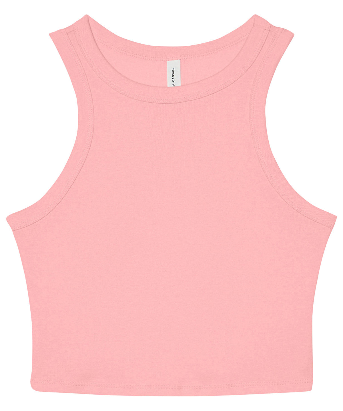 Women's micro rib racer tank
