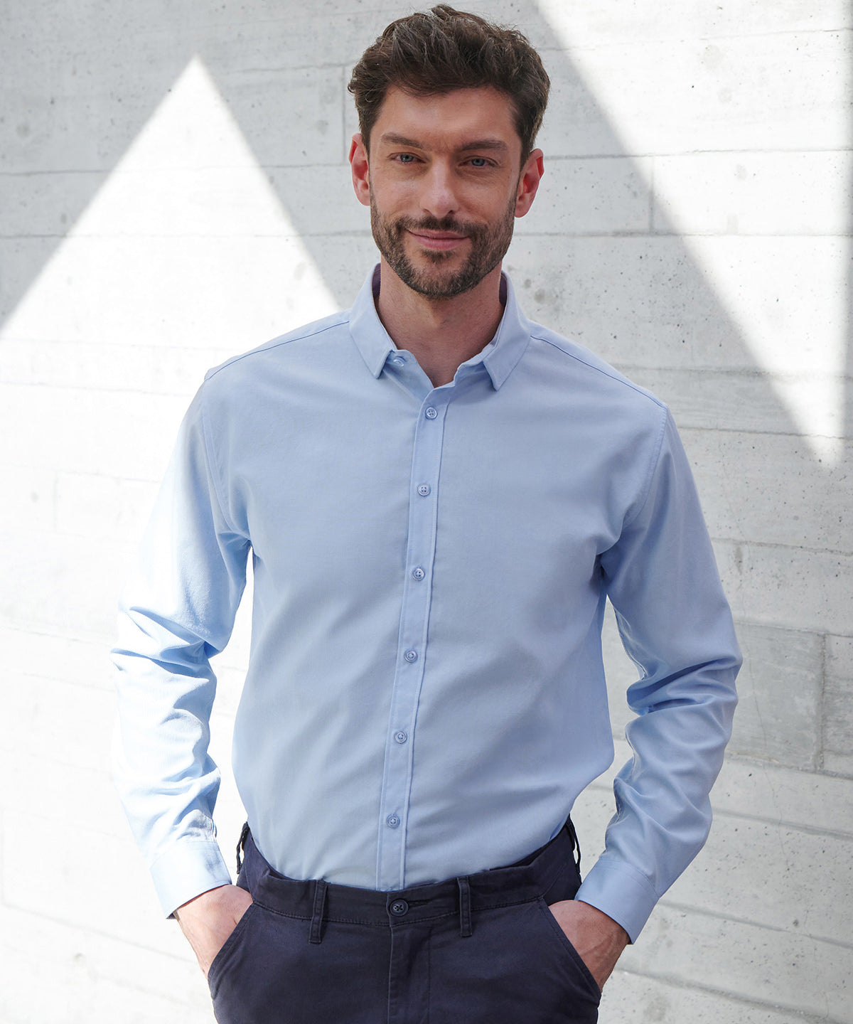 Long sleeve 'cotton-feel’ Coolplus® shirt