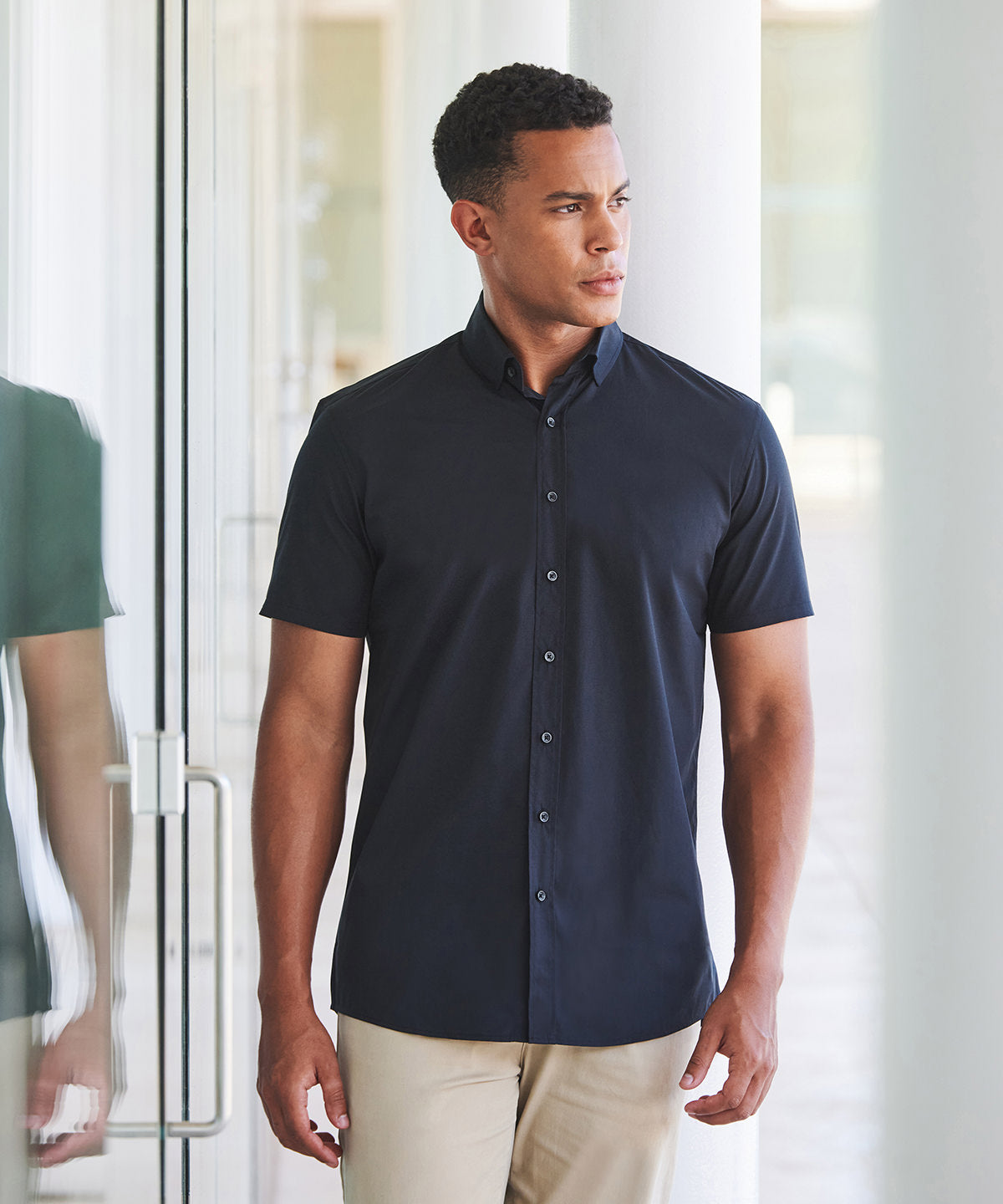 Short sleeve 'cotton-feel' Coolplus® shirt