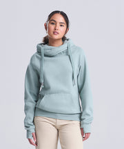 Cross neck hoodie