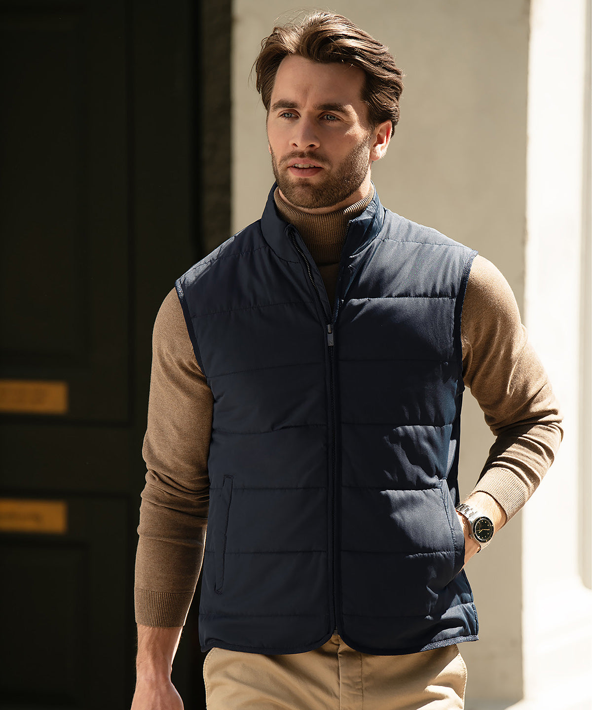 Hudson - horizontal quilted gilet