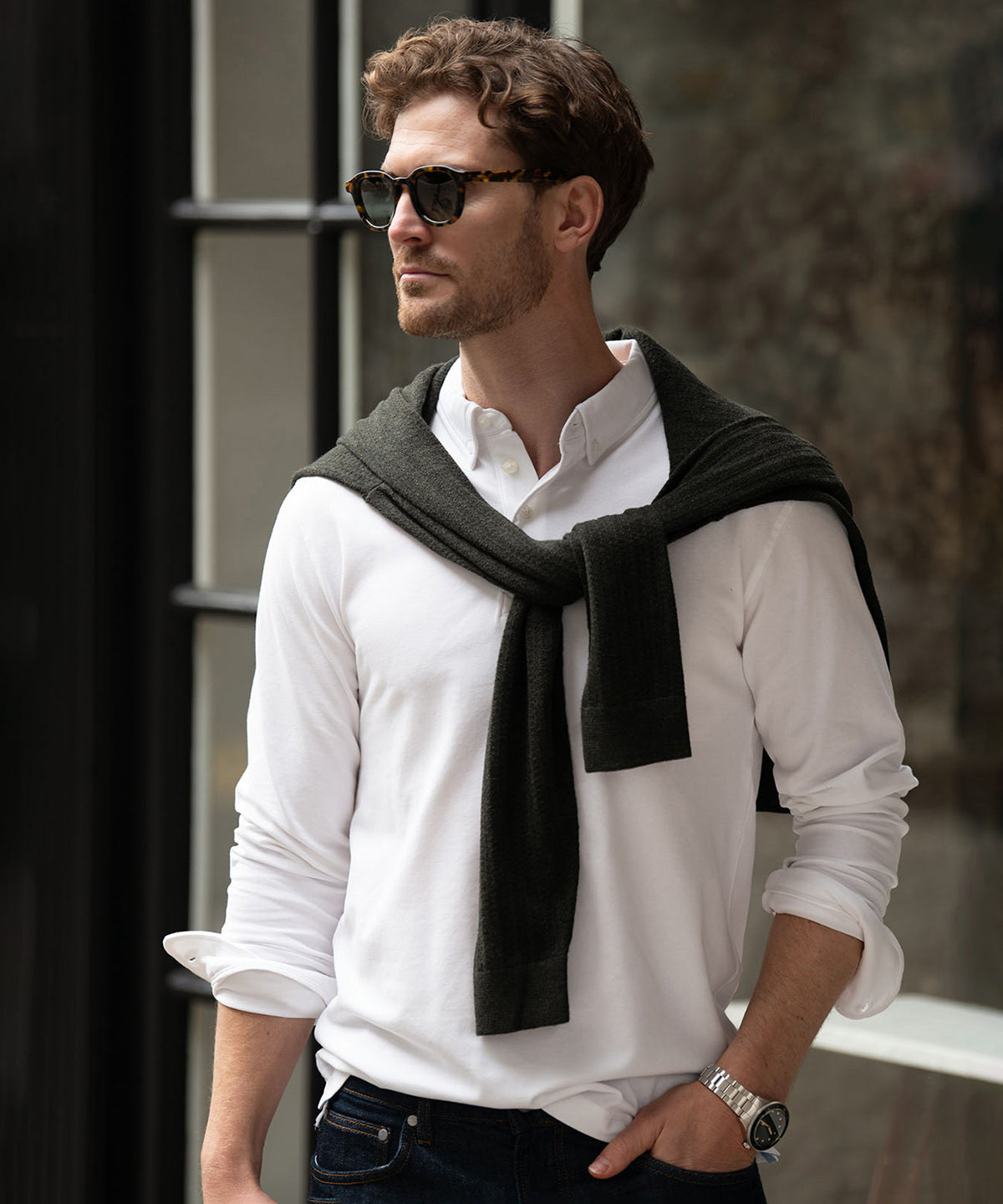 Carlington - deluxe long sleeve polo