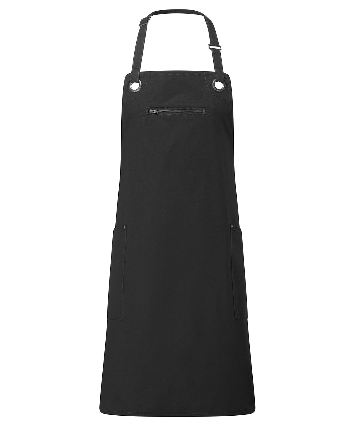 'Barley’ Contrast Stitch Bib Apron
