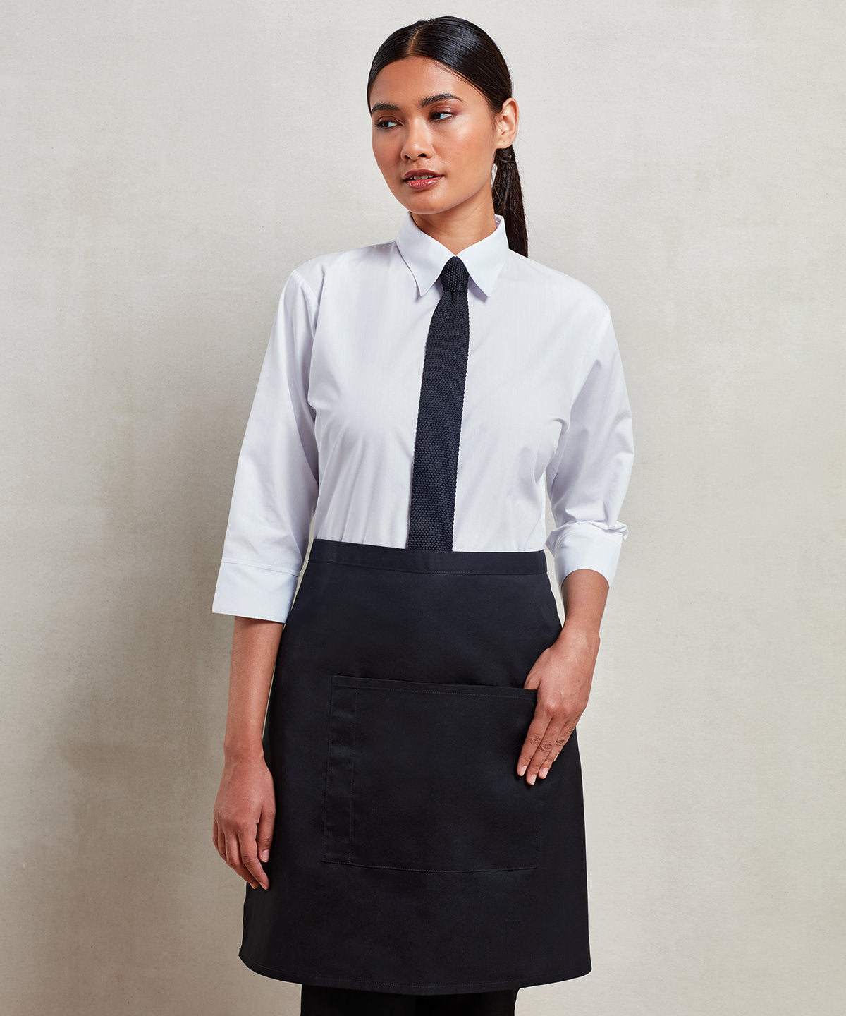 'Colours collection' mid-length pocket apron