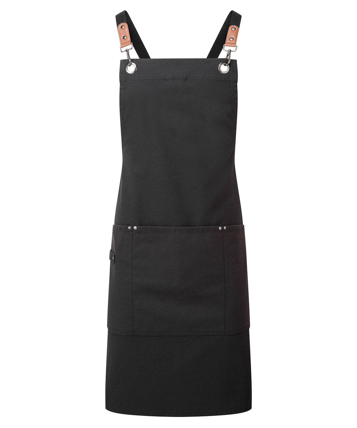 Clip 'n’ Clasp cross-back bib apron
