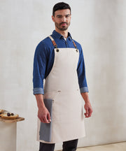 Clip 'n' Clasp cross-back bib apron