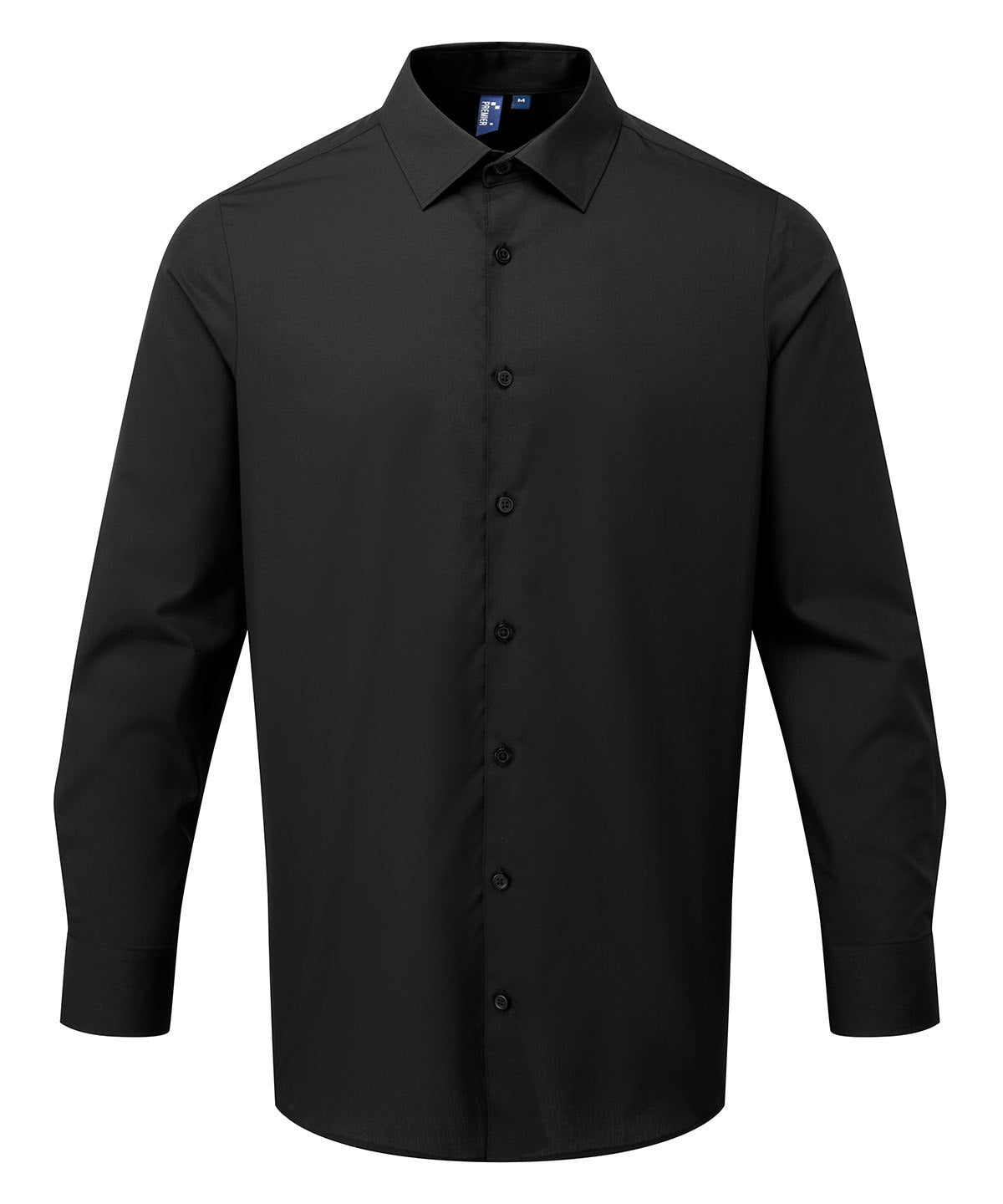 Long sleeve 'Recyclight' poplin shirt