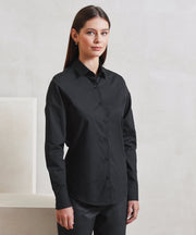 Women's long sleeve 'Recyclight' poplin shirt