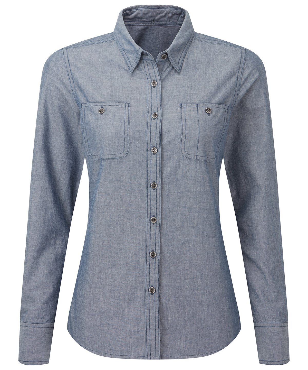 Women's Chambray shirt, organic and Fairtrade certified