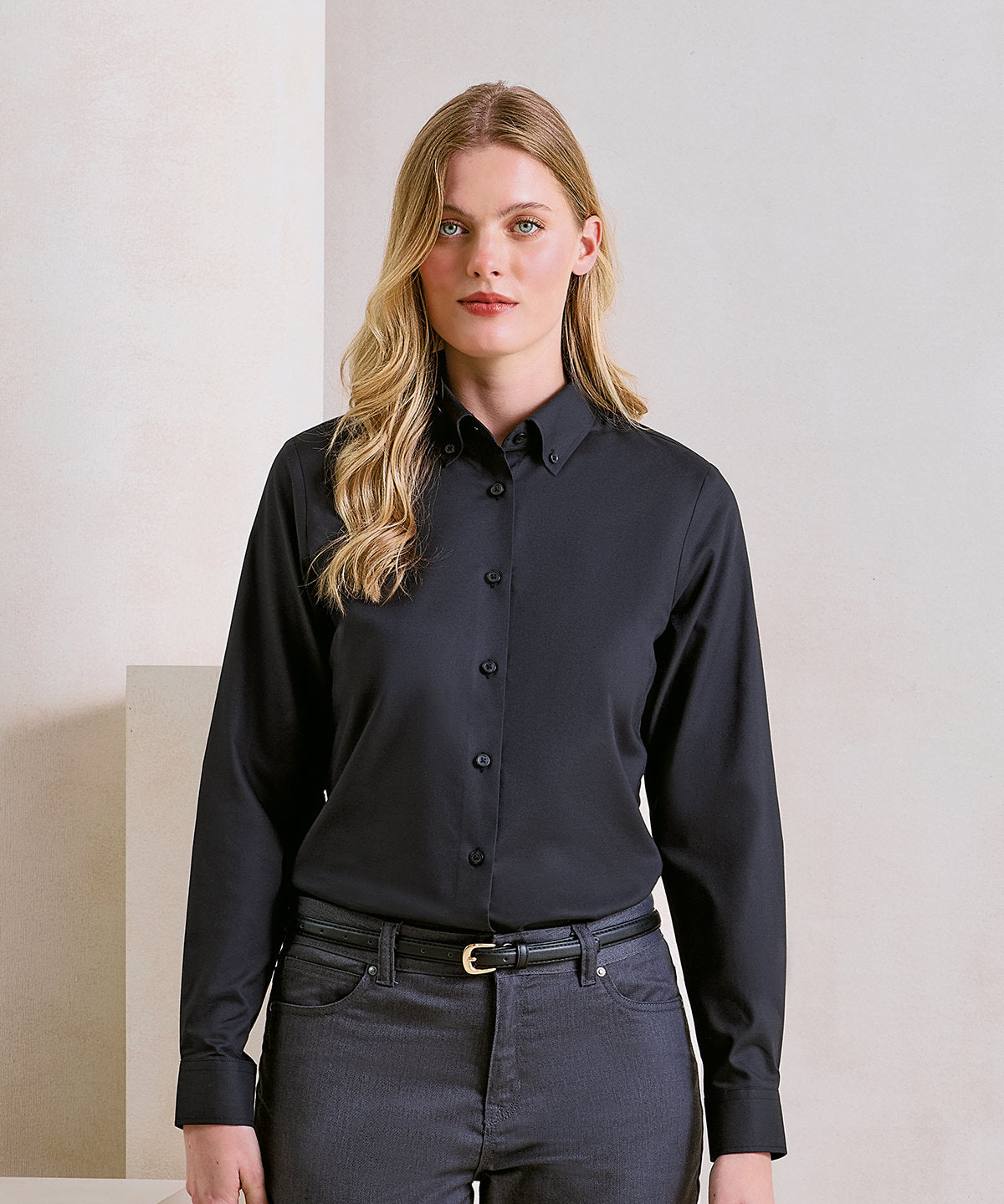 Women’s 'Supreme’ Oxford long sleeve shirt