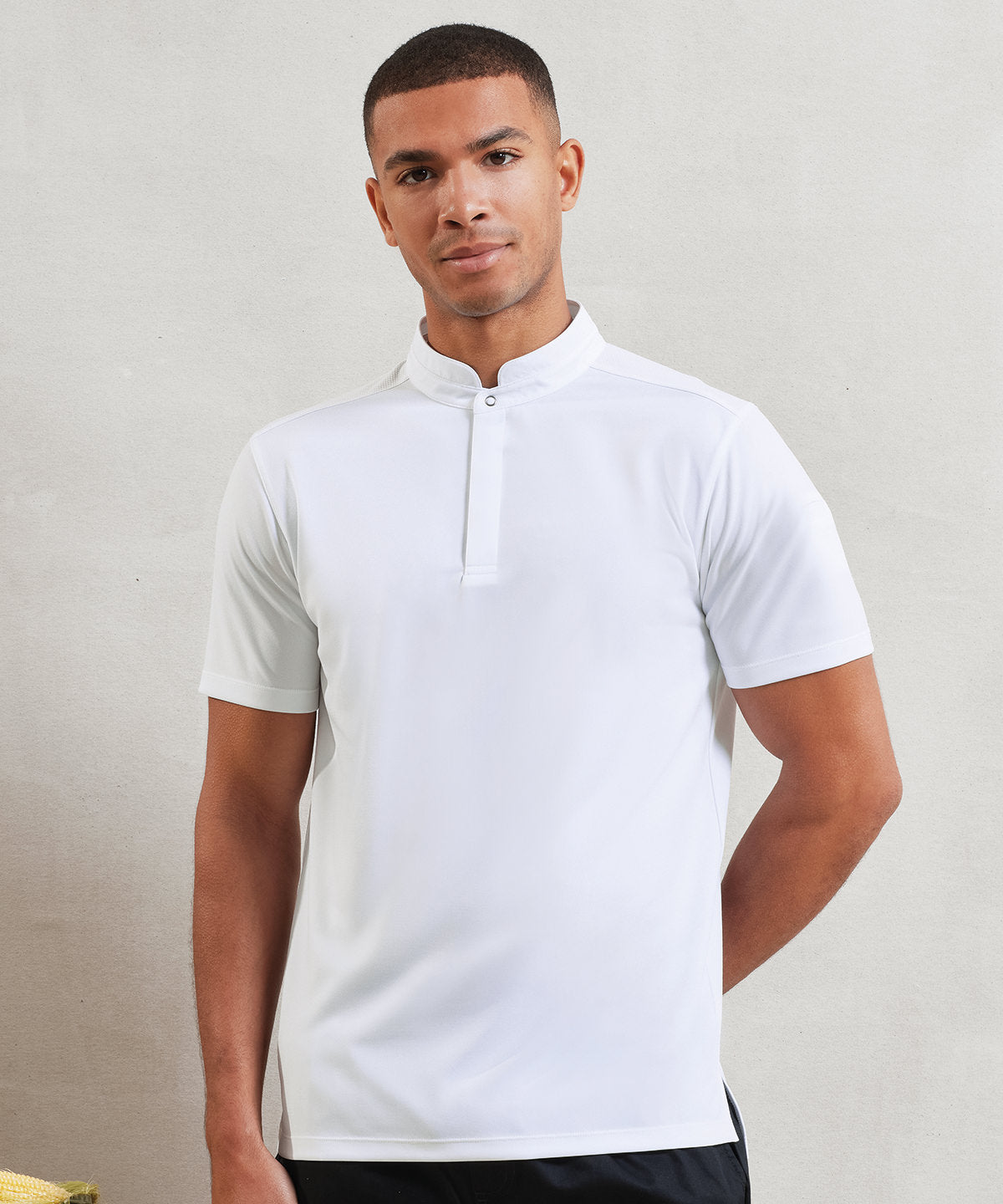 Essential Coolchecker® short sleeve chef's shirt