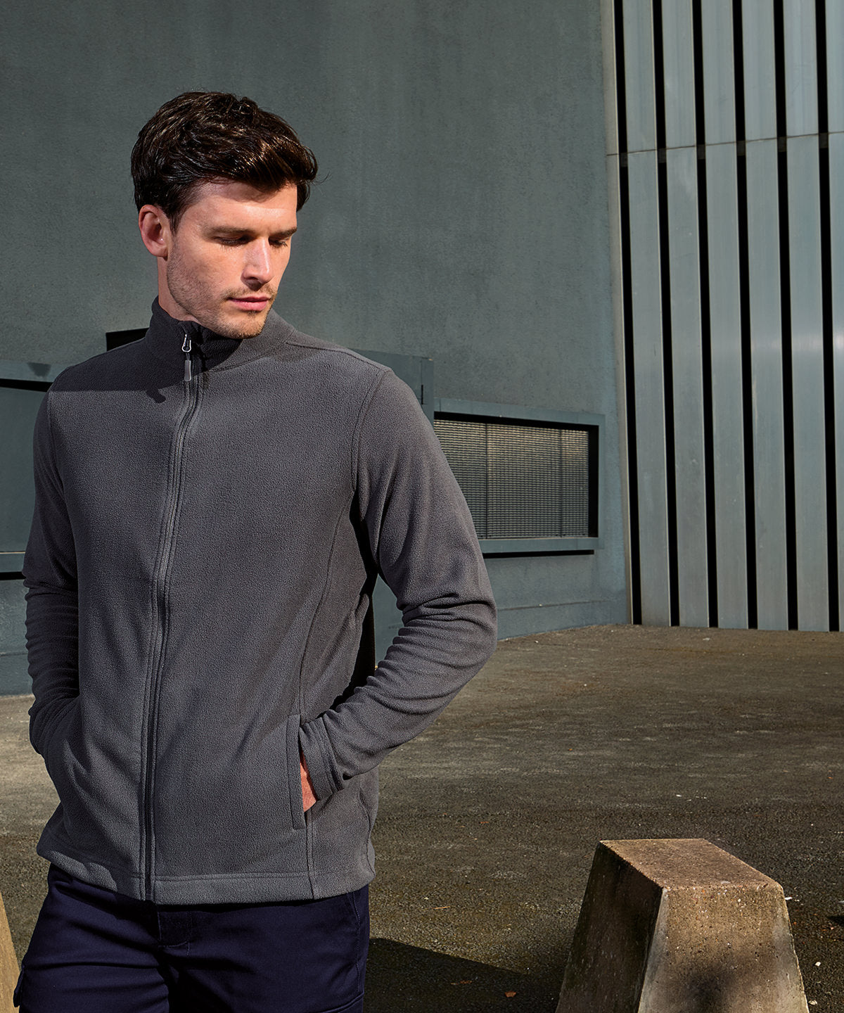 'Recyclight’ full-zip microfleece