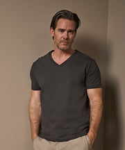 Fashion v-neck Sof tee (8006)