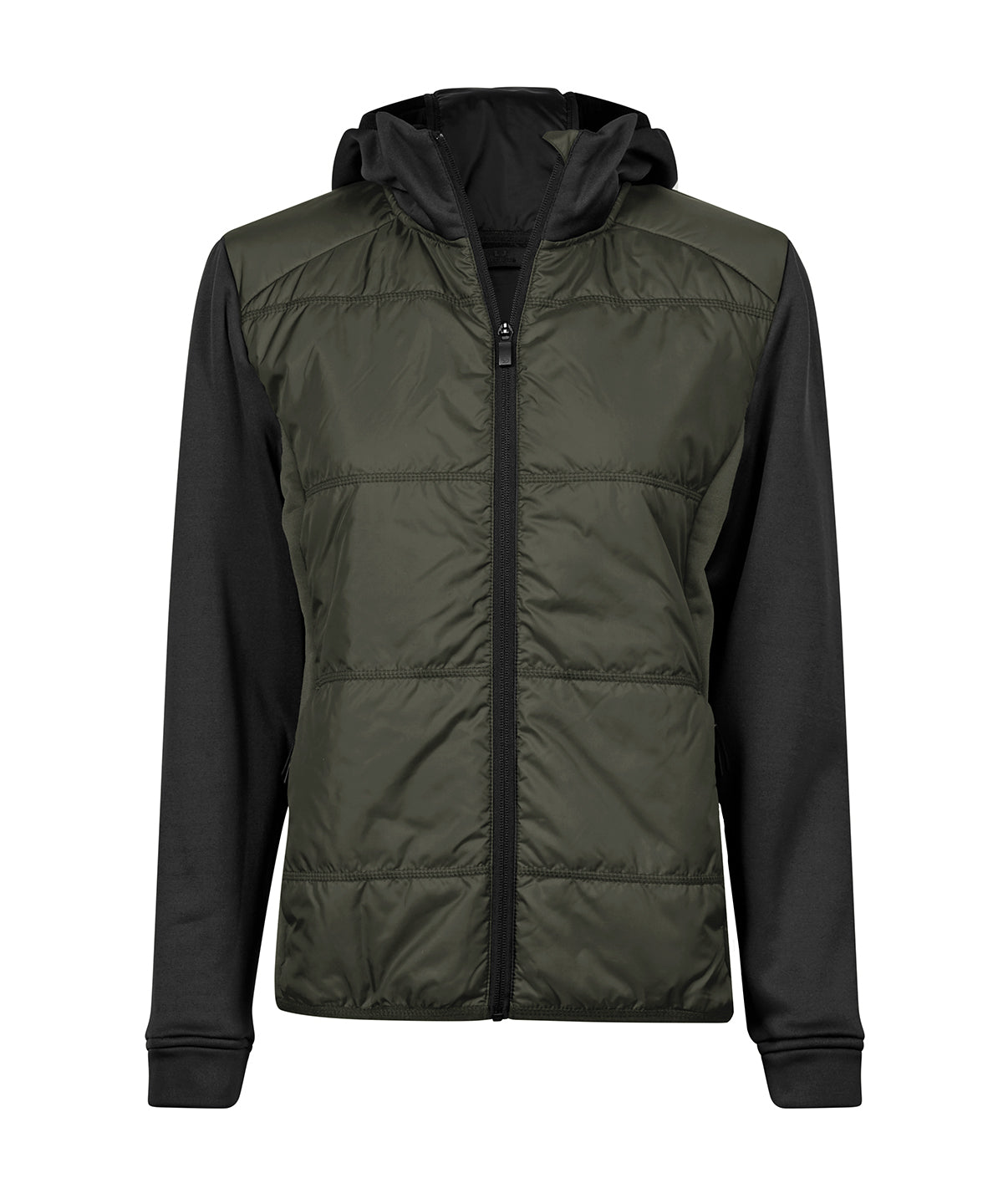 Women's hybrid-stretch hooded jacket (9113)