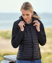 Women's hooded crossover jacket (9629)