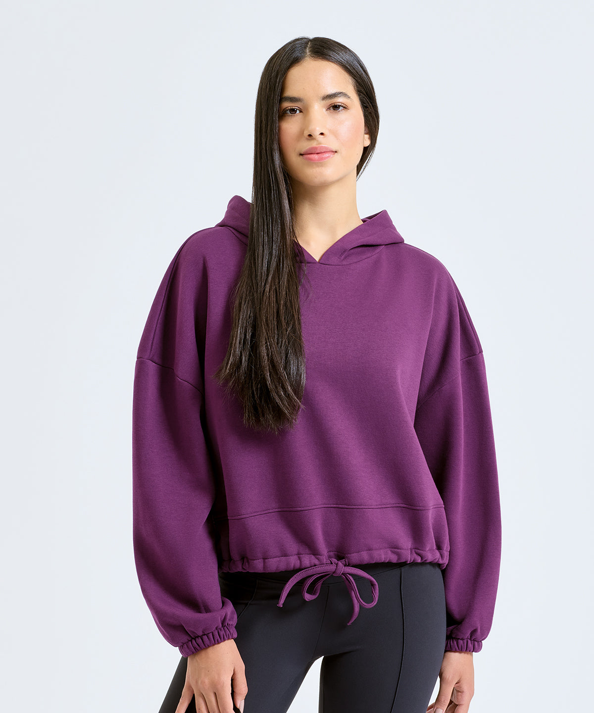 Women's TriDri® cropped oversize hoodie