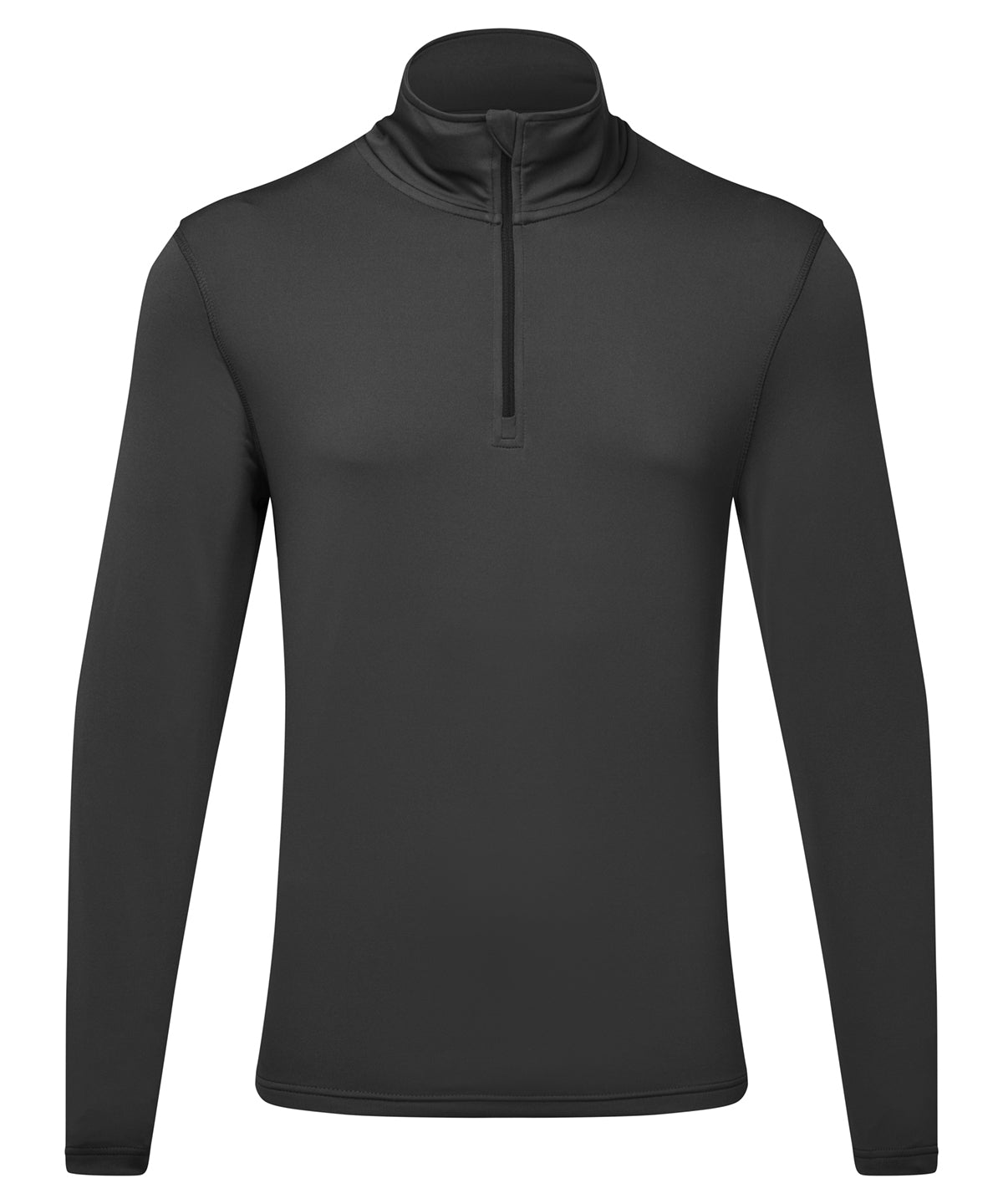 Men's TriDri® recycled long sleeve brushed back ¼ zip