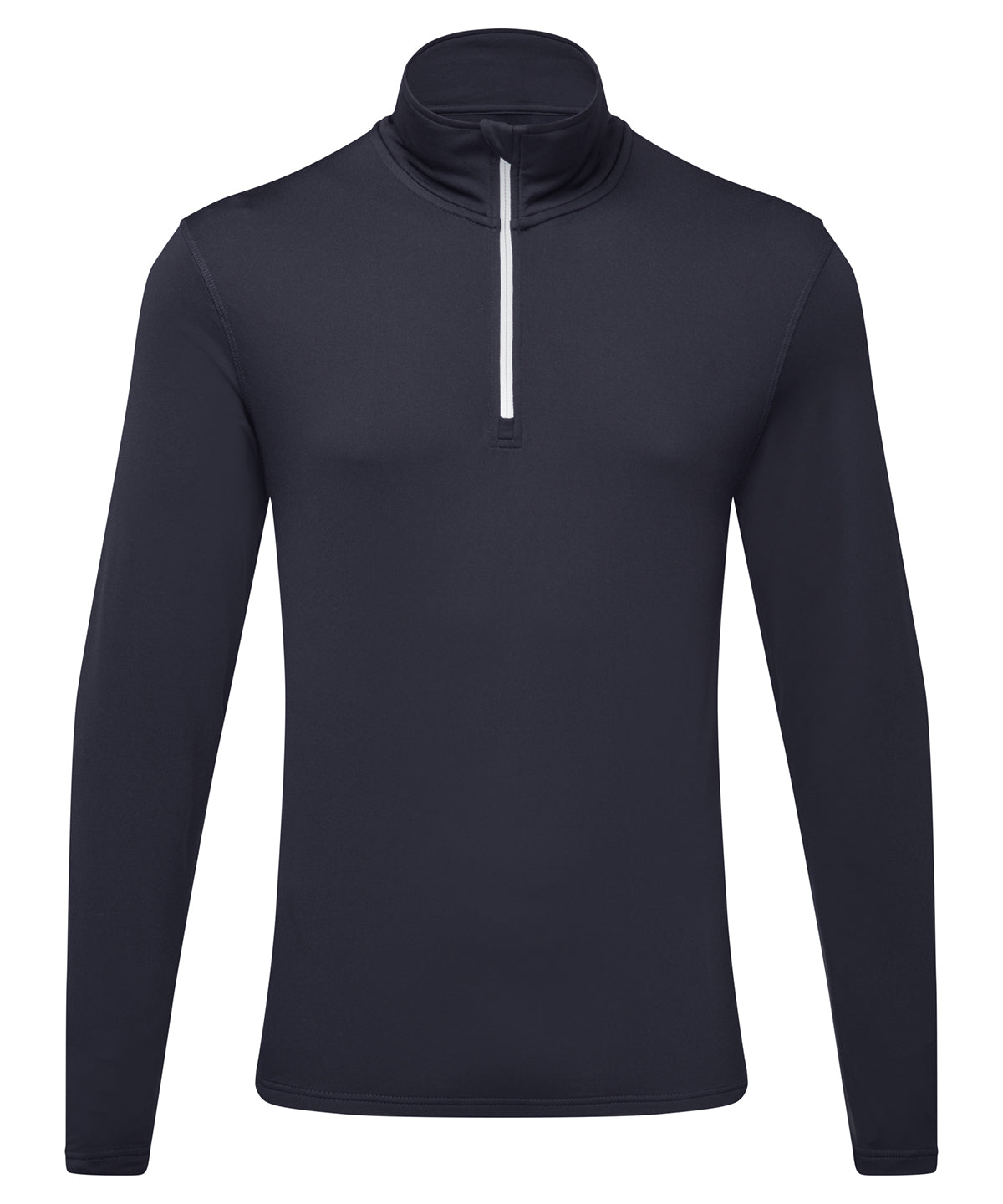 Men's TriDri® recycled long sleeve brushed back ¼ zip