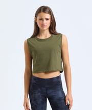 Women's TriDri® organic crop tank
